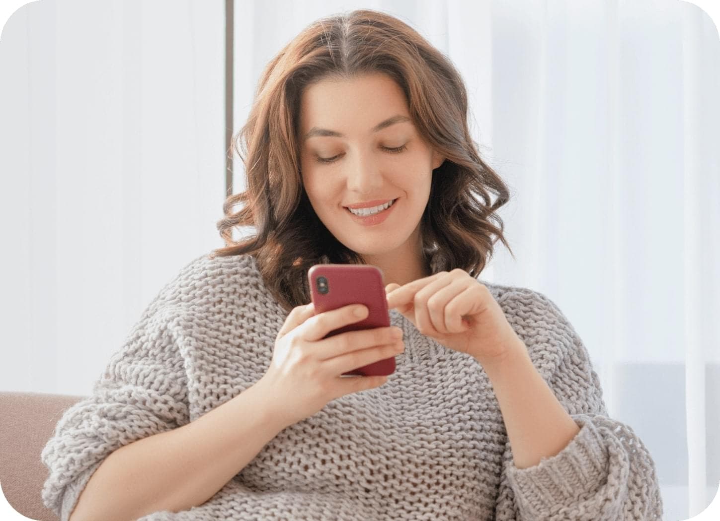 Professional using a phone